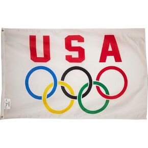 USA Olympics 3x5FT Flag Banner US United States Sports Man Cave Garage Bar
