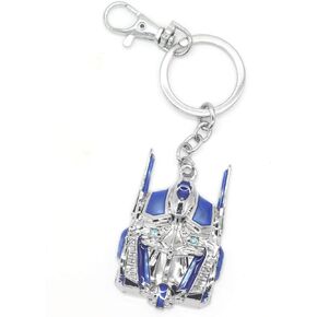 AVE Transformers car keychains Metal Key Ring key holder wallet pendants backbag decoration Color Blue