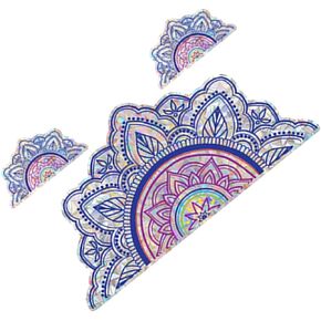 Mandala Glass Sticker Home Decor Window Film Stickers Decorative Decal Prism Window Cling Flower Window Decal Delicate Window Cling DIY Window Cling PVC Colorful Window Sticker