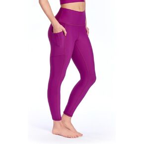 KADI Geo Thick High Waisted Leggings for Women, Medium Compression Workout Tummy Control Yoga Pants with Pockets