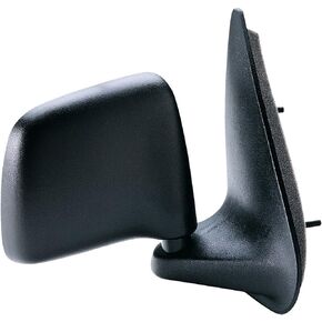 Fit System - 61005F Passenger Side Mirror for Ford Ranger Pick-Up, Mazda Pick-Up, Black, Foldaway, Manual