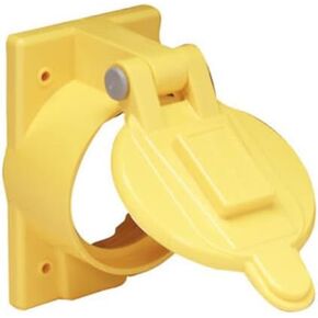 Marinco 7788CR Marine Lexan Weatherproof Electrical Cover with Lift Lid (Fits 50-Amp Single Receptacles 6369CR and 6370CR)