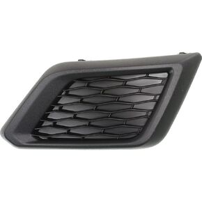 For Nissan Rogue Fog Light Cover 2014 2015 2016 Driver Side | Grille Bezel | Bumper Cover | Textured Black | NI1038131 | 622574BA0A