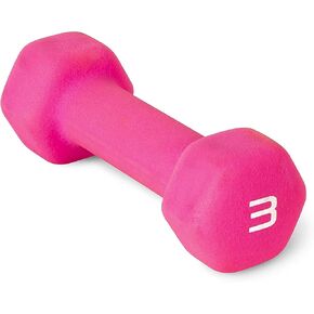 CAP Barbell Neoprene Dumbbell, 3lb, neon pink, 1291926 in Saudi Arabia
