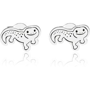 Leopard Gecko Lover Gift Leopard Gecko Stud Earrings Leopard Gecko Owner Jewelry Who Loves Leopard Gecko Gift Gecko Merch