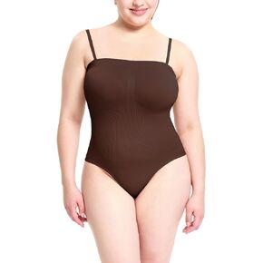 Removable Straps Shapewear Bodysuit Tummy Control for Women Sculpt Body Shaper Tank Top