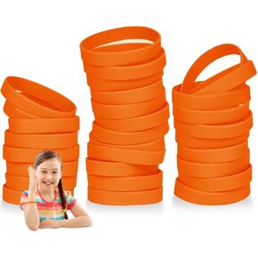 7'' Silicone Wristbands for Kids Teens, Sports Wholesale Rubber Bracelets for Events, Party Teacher Supplies Boys Gilrs Education Activities