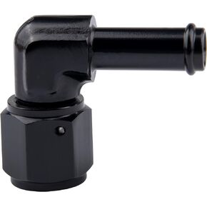 EVIL ENERGY 8AN Female to 1/2" Barb Hose Fitting 90 Degree Swivel