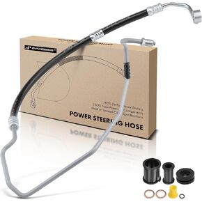A-Premium Power Steering Pressure Hose Line Assembly Compatible with Hyundai Genesis Coupe 2010 2011 2012 2013 2014, 2.0L, Pump To Rack