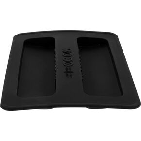 Luxshiny 2 Slice Toaster Cover Silicone Bread Maker Cover Lid Toaster Machine Cover Appliance Cover Toaster Dust Cover And Fingerprint Protection Sandwich Machine Parts Black
