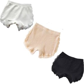 Kids Shorts for Skirts, Toddler Summer Outfit & Underpants for Girls, 3 Pack