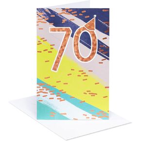 American Greetings 70th Birthday Card (Be Celebrated)