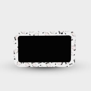 MightySkins Glossy Glitter Skin Compatible with Amazon Echo Show 5 (Gen 3) - Raining Cats | Protective, Durable High-Gloss Glitter Finish | Easy to Apply