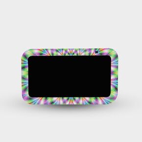 MightySkins Glossy Glitter Skin Compatible with Amazon Echo Show 5 (Gen 3) - Green Marble | Protective, Durable High-Gloss Glitter Finish | Easy to Apply