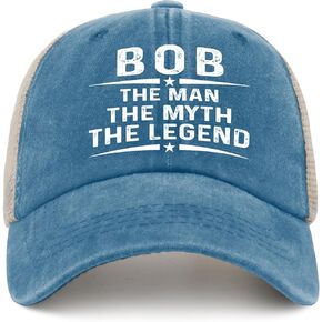 Bob Hats for Men Funny I'm Bob Doing Bob Things of Course Bob The Man The Myth The Legend Dad Hat Trucker Gift Hat