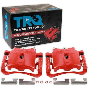 TRQ Brake Caliper Set Compatible with 02-06 Cadillac 99-13 Chevrolet GMC 03-09 Hummer