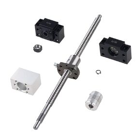 ANWOK Ball Screw Kit RM/SFU1605 Length1200mm BallScrew with SFU1605 Ball Screw Nut+ Coupler+BK/BF12 Ball Screw End Supports+1605 Ball Screw Nut Housing for CNC Machine