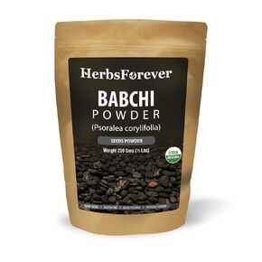 HerbsForever Babchi Powder – Psoralea Corylifolia – Discoloration & White Paches on Skin – 230 Gms