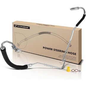 A-Premium Power Steering Pressure Hose Line Assembly Compatible with Infiniti G35 Nissan 350Z 2003 2004 2005 2006 V6 3.5L Pump To Gear
