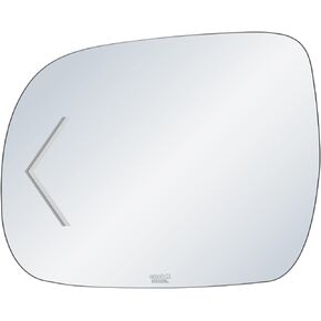 exactafit 8209SL Driver Side Mirror Glass Left Replacement With Turn Signal Arrow Compatible with 2006-2010 Toyota Sienna