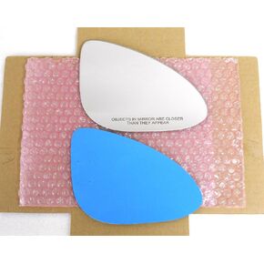 New Replacement Mirror Glass with Full Size Adhesive for 2013-2016 Chevrolet Spark Passenger Side View Right RH
