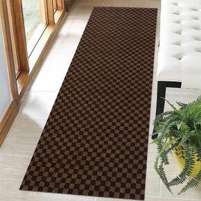ALTRUISTIC Non-Slip Hallway Runner Rug 2FTX6FT,Custom Size Area Rugs Runner,Outdoor Indoor Carpet Door Mat for Floor Entryway Kitchen Laundry Balcony Garage,Grey