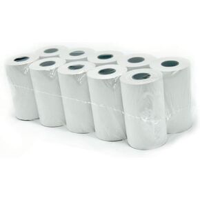 2 ورق حراري مقاس 1/4 × 50 قدم (10 لفات)، ورق إيصالات خالٍ من مادة BPA، ورق إيصالات حراري مقاس 58 مم يناسب طابعة نقاط البيع الحرارية الصغيرة مقاس 58 مم وبطاقة ائتمان طرفية مربعة in Kuwait