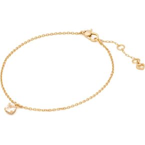 Kate Spade New York, Women's, Anklet, Clear/Gold, One Size