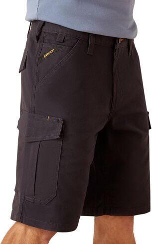شورت رجالي من Ariat مصنوع من مادة Rebar Durastretch مصنوع من مادة متينة مقاس 27.94 سم in Saudi Arabia