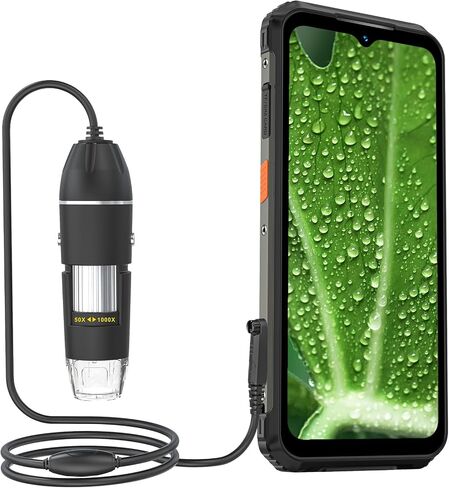 مجهر رقمي Ulefone uSmart C01 تكبير 1000X لـ Armor Pad 2، Armor 24، Armor 21، Armor 19/19T، Armor 18/18T، Armor 16 Pro، Armor 13، Armor 9/9E مع وصلة تمديد uSmart in Saudi Arabia