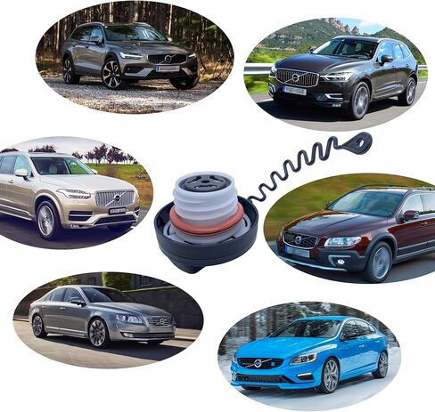 غطاء غاز XC90 متوافق مع 2010-2017 فولفو XC60، 2008-2016 فولفو XC70، 2003-2014 فولفو XC90، S60، 2016 S60 كروس كانتري، 2007-2015 S80، 2015-2018 V60، 2015-2018 V60 كروس كانتري، 2003-20 10 V70 in Kuwait