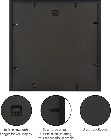 Americanflat 8.5x11 Picture Frame in White - Thin Border Photo Frame with Shatter-Resistant Glass, Hanging Hardware, and Built-in Easel for Horizontal or Vertical Display Formats for Wall or Tabletop in Saudi Arabia