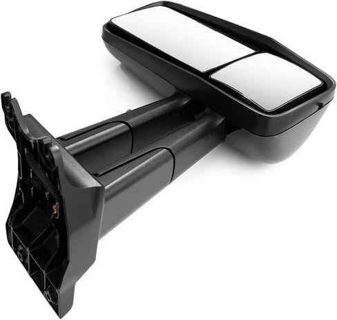 for Kenworth T680 T880 Door Mirror Assembly,Heated Defrost Motorized Rear View Mirror Assembly with Arm Replacement for Kenworth T880 T680 Driver Side/Left Side (Black) in Saudi Arabia