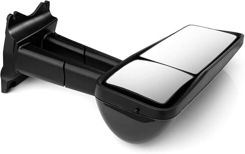 for Kenworth T680 T880 Door Mirror Assembly,Heated Defrost Motorized Rear View Mirror Assembly with Arm Replacement for Kenworth T880 T680 Driver Side/Left Side (Black) in Saudi Arabia