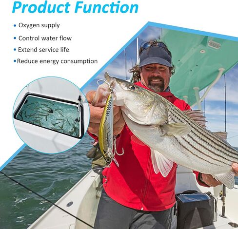 Livewell Timer Switch for Boat Aerator, Briidea Aerator Timer with Intelligent Timing Control, Waterproof and Corrosion-Resistance in Saudi Arabia