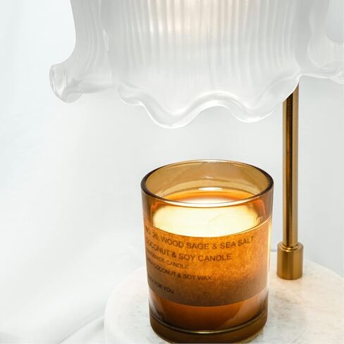 مصباح تدفئة الشموع، سخان شموع كهربائي، هدايا عيد الأم للأم، مصباح تدفئة الشموع العطرية مع لمبتين سخان شموع كهربائي مع مؤقت وخافت لديكور المنزل in Kuwait