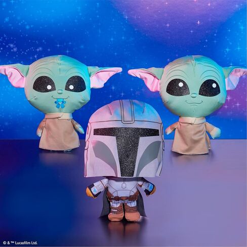 Just Play Star Wars™ Doorables Puffables Plush – Star Wars: The Mandalorian™, 10-inch Collectible Plush Featuring Glitter Eyes, Styles May Vary, Kids Toys for Ages 3 Up in Kuwait