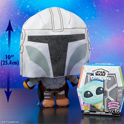 Just Play Star Wars™ Doorables Puffables Plush – Star Wars: The Mandalorian™, 10-inch Collectible Plush Featuring Glitter Eyes, Styles May Vary, Kids Toys for Ages 3 Up in Kuwait