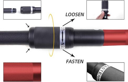 Scott Edward 12.5inch Billiard Pool Cue Extension Aluminium Alloy Billiard Telescopic Billiard Accessories Extender Billiards Stick Butt End for 9 Balls Billiards Pool in Saudi Arabia