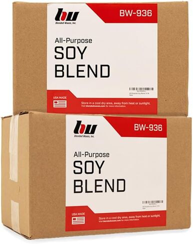 Blended Waxes, Inc. All-Purpose Soy Wax Blend, 10 lb. – Ideal for Pillar, Melts/Tarts, and Container Candle Making – Versatile and Multi-Use Blend in Saudi Arabia