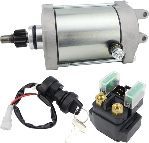 محرك بدء التشغيل ومرحل الملف اللولبي ومفتاح الإشعال مناسب لـ Yamaha ATV Raptor 660R YFM660R 2001-2005 3SX-81890-00، 3SX818900000، AP8520003، SMU0212، 41054035 in Saudi Arabia