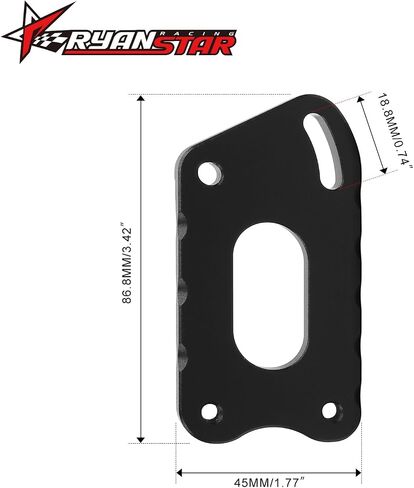 RYANSTAR RACING Adjuster Windshield Riser Compatible with KLR 650 KLR650 2022-2023, Kawasaki Motorcycle Accessories, Motorcycle Windshield Riser, CNC Aluminum Adjustable Motorcycle Windshield Mount in Saudi Arabia