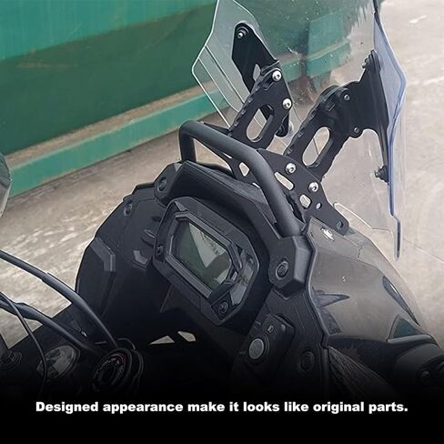 RYANSTAR RACING Adjuster Windshield Riser Compatible with KLR 650 KLR650 2022-2023, Kawasaki Motorcycle Accessories, Motorcycle Windshield Riser, CNC Aluminum Adjustable Motorcycle Windshield Mount in Saudi Arabia