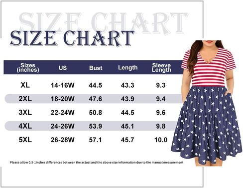 CARCOS Plus Size Dresses for Women Summer Short Sleeve V Neck Patchwork Dresseses XL-5XL in Kuwait