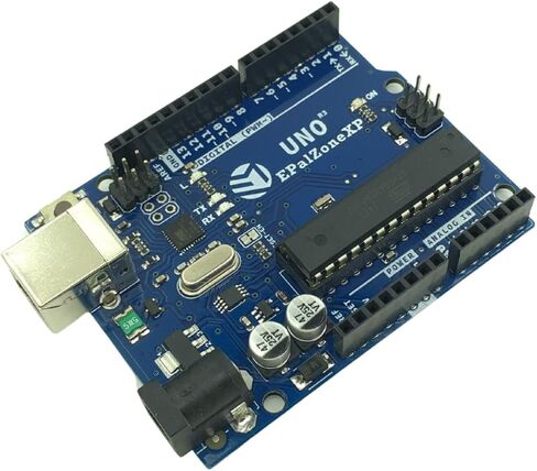 UNO R3 Board ATmega328P Atmega16U2 + USB Cable + 30pcs 20cm Dupont Wires (Arduino-Compatible) for Arduino IDE in Kuwait