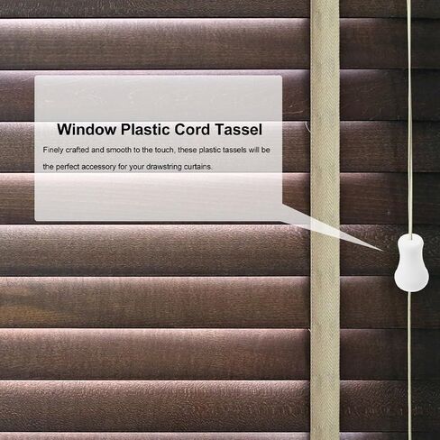 40 Pcs Shutter Knob Blind Cord Safety Blinds Cord Holder Window Blind Cord Knobs Blind Cord Winder Blind Pull Cord Knobs Plastic Pull Cord End Window Curtain Crafts Blind Cord Pull in Kuwait