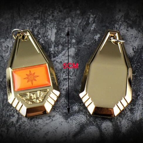 Digital Monster Crest Necklace - Crest of Courage Friendship Hope Love Light Metal Pendant Cosplay Prop Collection Gift in Saudi Arabia