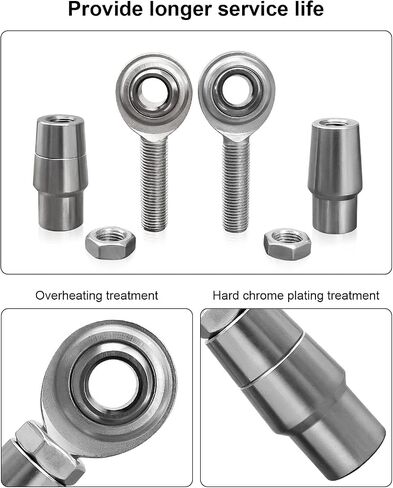 3/8 x 3/8-24 Heim Joints Rod End Kit, 058 Bungs Panhard Bar Kit Left and Right Hand, 1 Set in Saudi Arabia