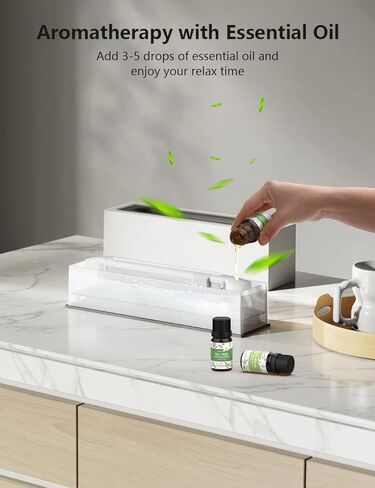 Shiawase Oil Diffuser, 200ml Flame Essential Oil Diffuser/Humidifier, Bedrock Fire Air Scent Diffuser for Home, Kids Room, Bedroom, Aroma Diffuser with 2 Light Modes, Waterless Auto Off-Grey in Kuwait