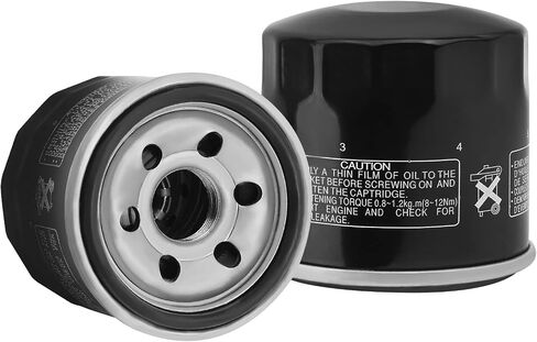 Oil Filter Compatible with Suzuki Eiger 400 LTA400, Kingquad 400 450 500 750 LTA450 LTA500 LTA750,DL650 V-Strom 650 1000,C50 C90 M50 Boulevard M109R,GSXR 600 750 1000 1100,Burgman 650 in Saudi Arabia